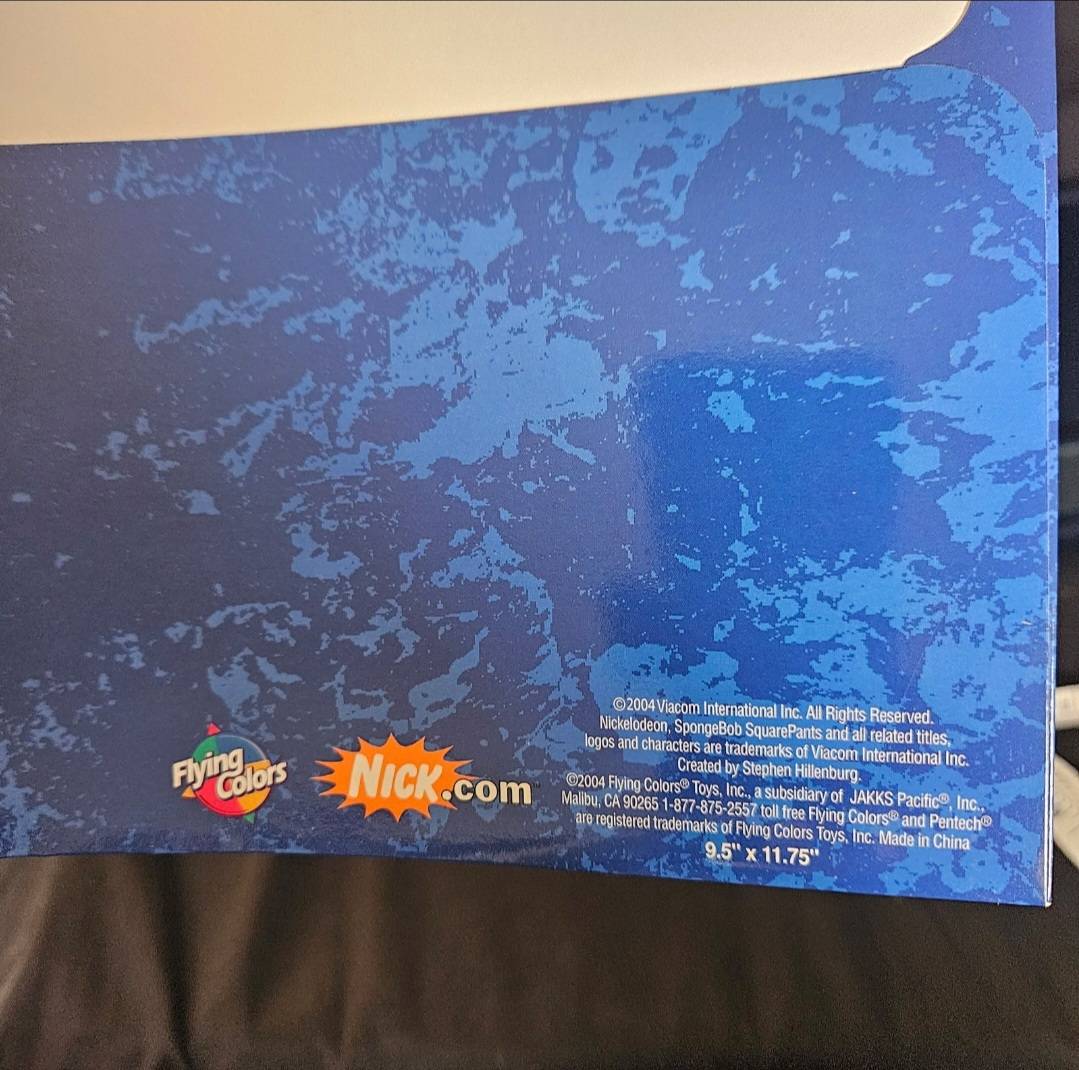 2004 Viacom Spongebob SquarePants Pocket Folder Nickelodeon Baseball Theme - Collectible Toys - ThrowbackBuys - Cloy's Creativity