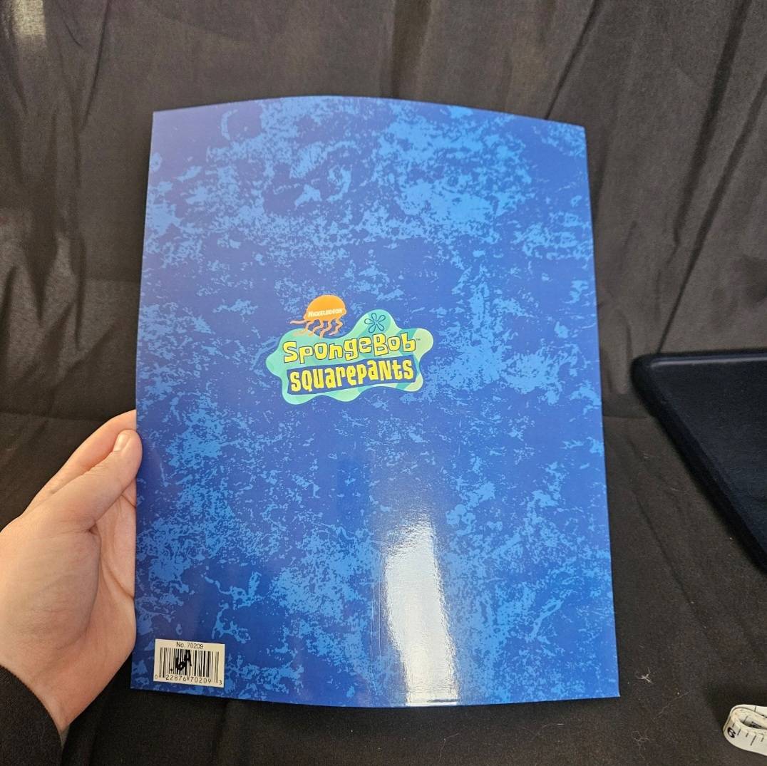 2004 Viacom Spongebob SquarePants Pocket Folder Nickelodeon Baseball Theme - Collectible Toys - ThrowbackBuys - Cloy's Creativity