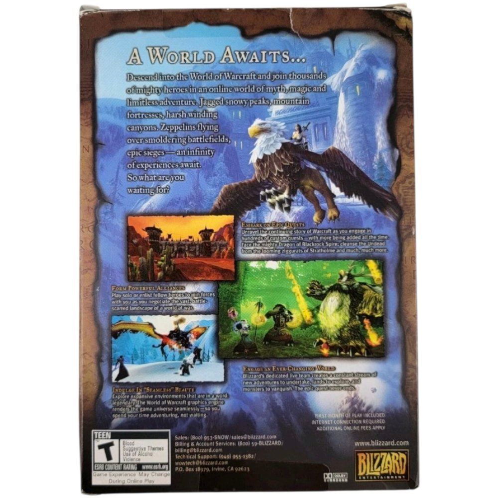 2004 – World of Warcraft (Blizzard Entertainment, PC Game) - Video Games - ThrowbackBuys - A N E 1 Stop Shop