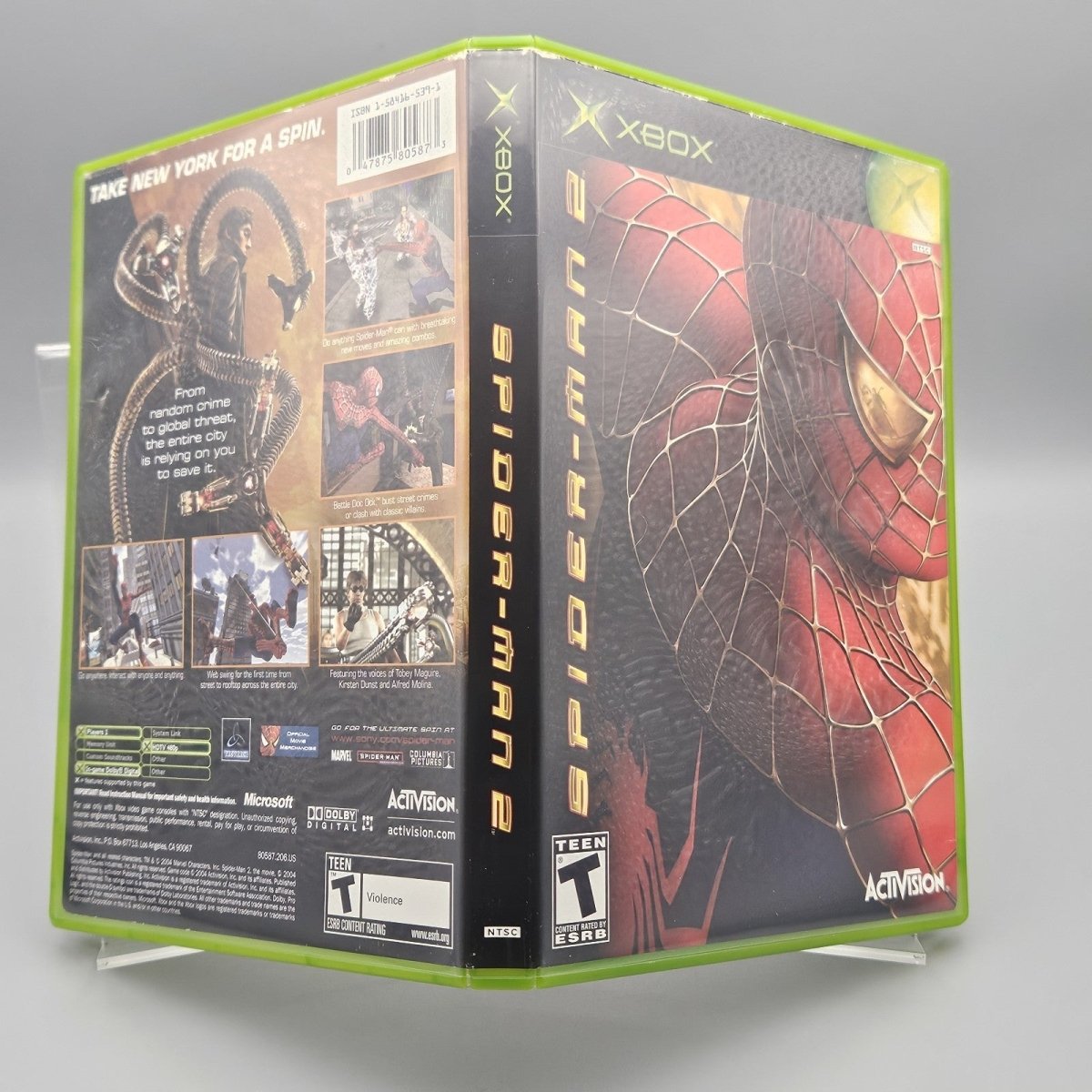 2004 – Xbox: Spider - Man 2 - Video Games - ThrowbackBuys - Pinnaclecollectibles