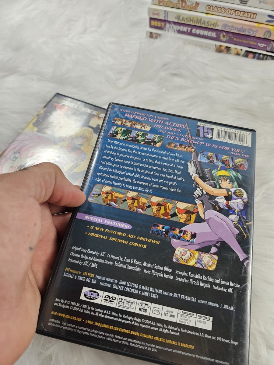 2005 - 2 Dvd Burn Up! Big Crimes Big Busts DVD Anime ADV Scratch Free - DVD - ThrowbackBuys - The Thrifty Gypsyy Shop