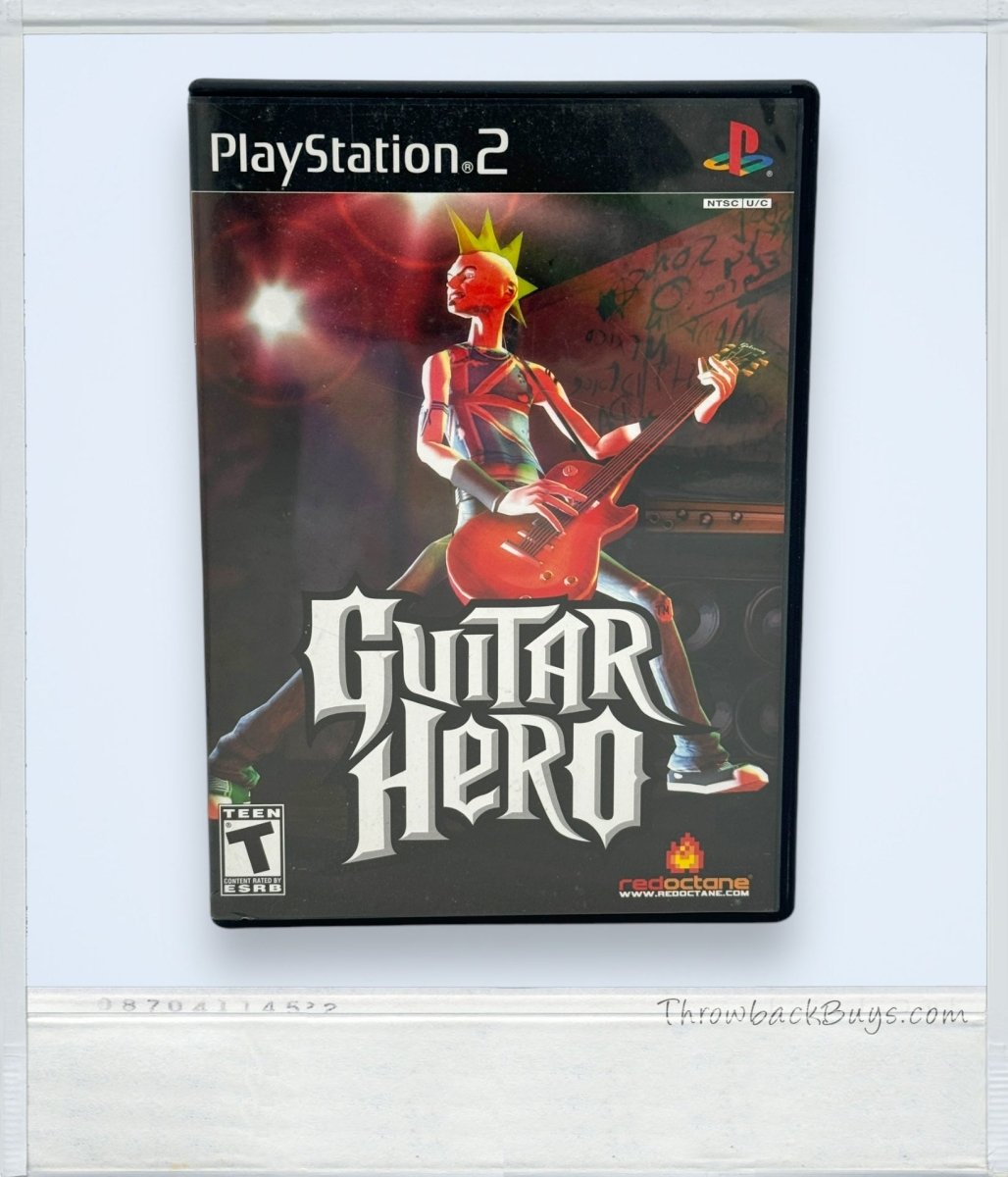 2005 - Guitar Hero Playstation 2 Game - Video Games - ThrowbackBuys - ThrowbackBuys