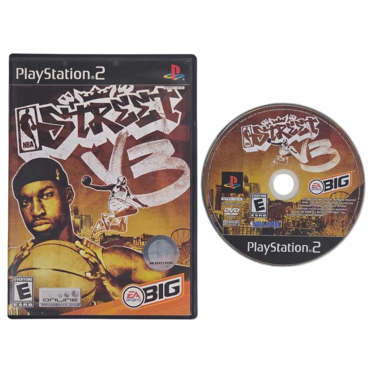 2005 - NBA Street V3 PlayStation 2 Game (PS2) - Video Games - ThrowbackBuys - A N E 1 Stop Shop