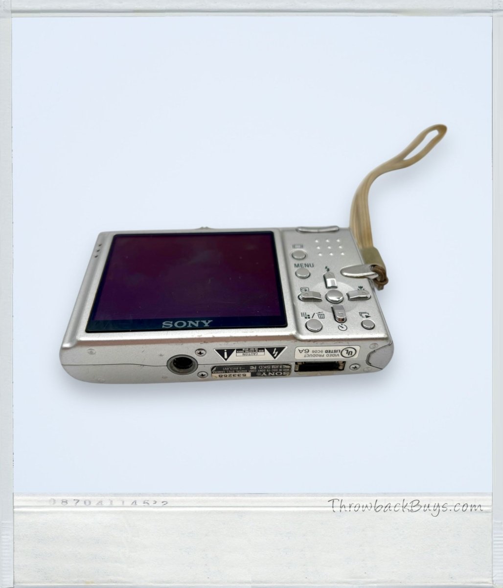2005 – Sony Cyber - shot 6MP Point & Shoot Digital Camera - Digital Cameras - ThrowbackBuys - ThrowbackBuys