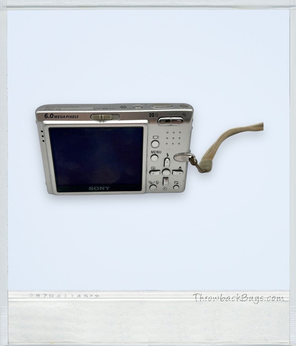 2005 – Sony Cyber - shot 6MP Point & Shoot Digital Camera - Digital Cameras - ThrowbackBuys - ThrowbackBuys