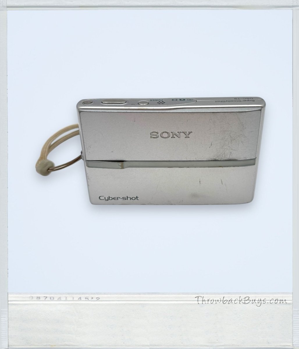 2005 – Sony Cyber - shot 6MP Point & Shoot Digital Camera - Digital Cameras - ThrowbackBuys - ThrowbackBuys