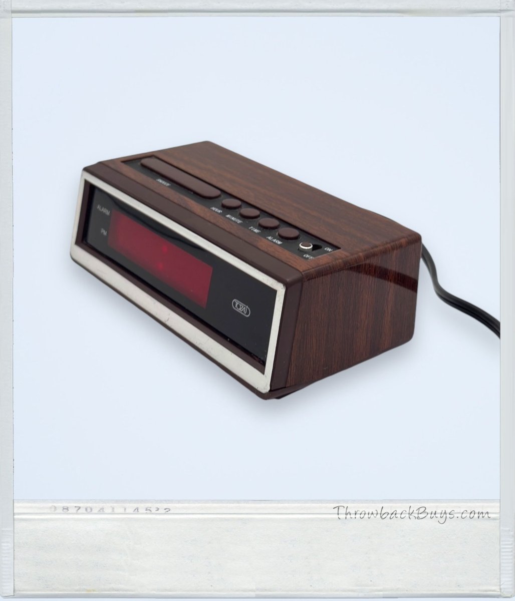 2005 - Tozai LED Electric Alarm Clock AM/FM Radio - Alarm Clocks - ThrowbackBuys - ThrowbackBuys