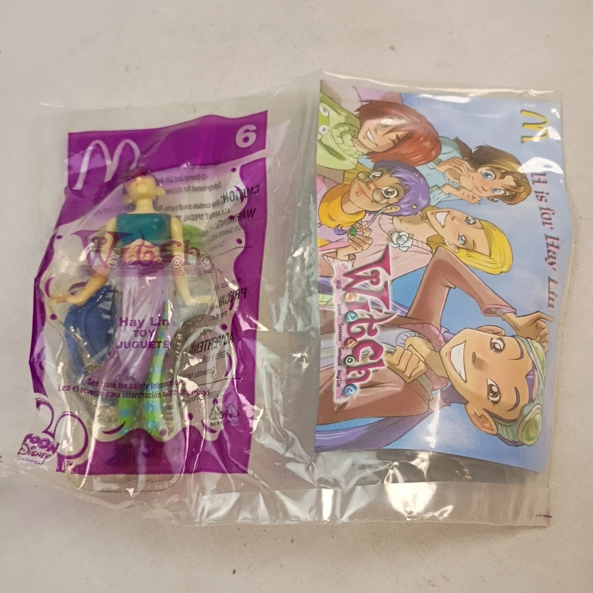 2005 – W.I.T.C.H. McDonald’s Happy Meal Toys (Complete Set of 6, With Bags)