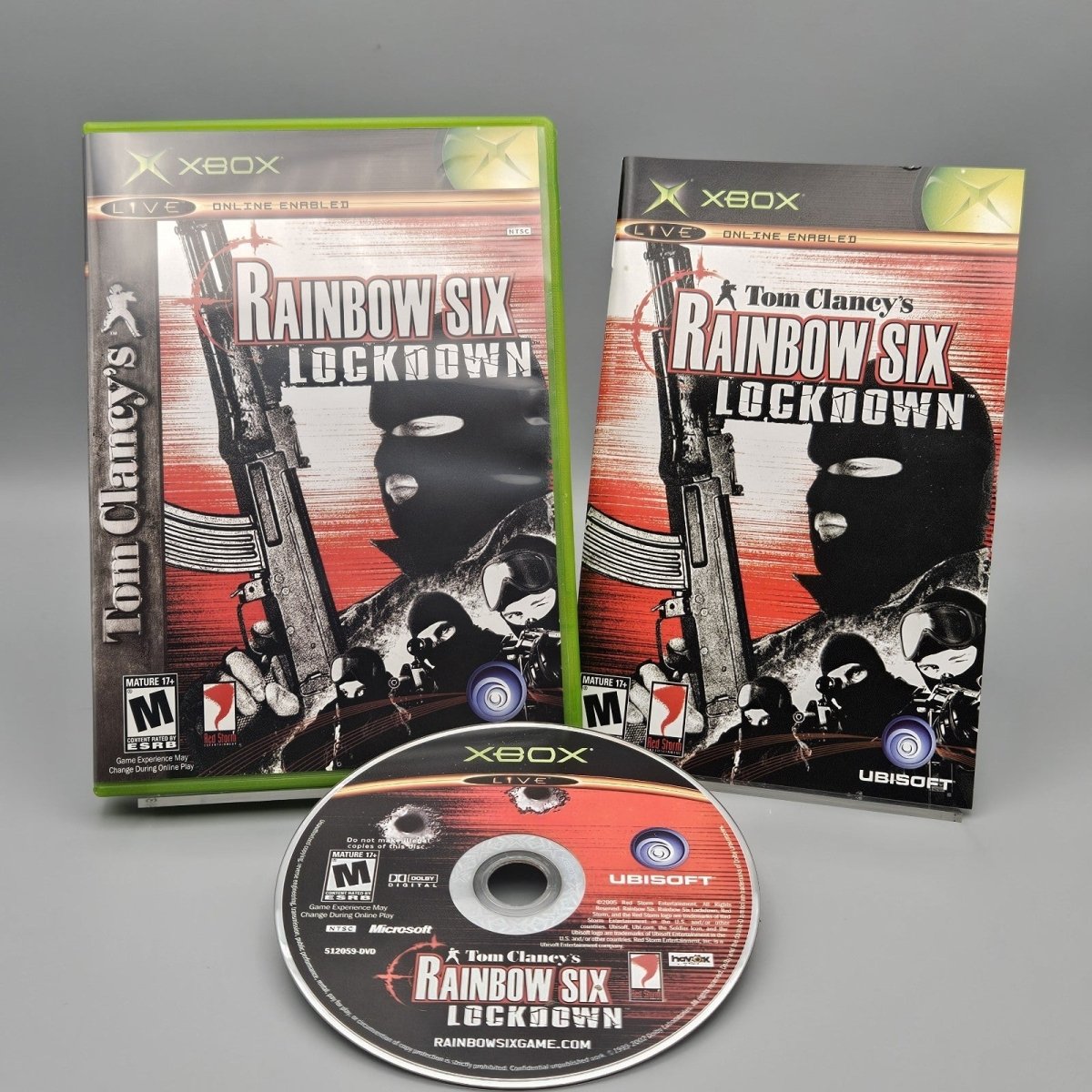 2005 – Xbox: Tom Clancy's Rainbow Six Lockdown - Video Games - ThrowbackBuys - Pinnaclecollectibles