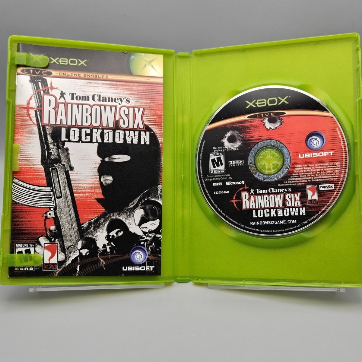 2005 – Xbox: Tom Clancy's Rainbow Six Lockdown - Video Games - ThrowbackBuys - Pinnaclecollectibles