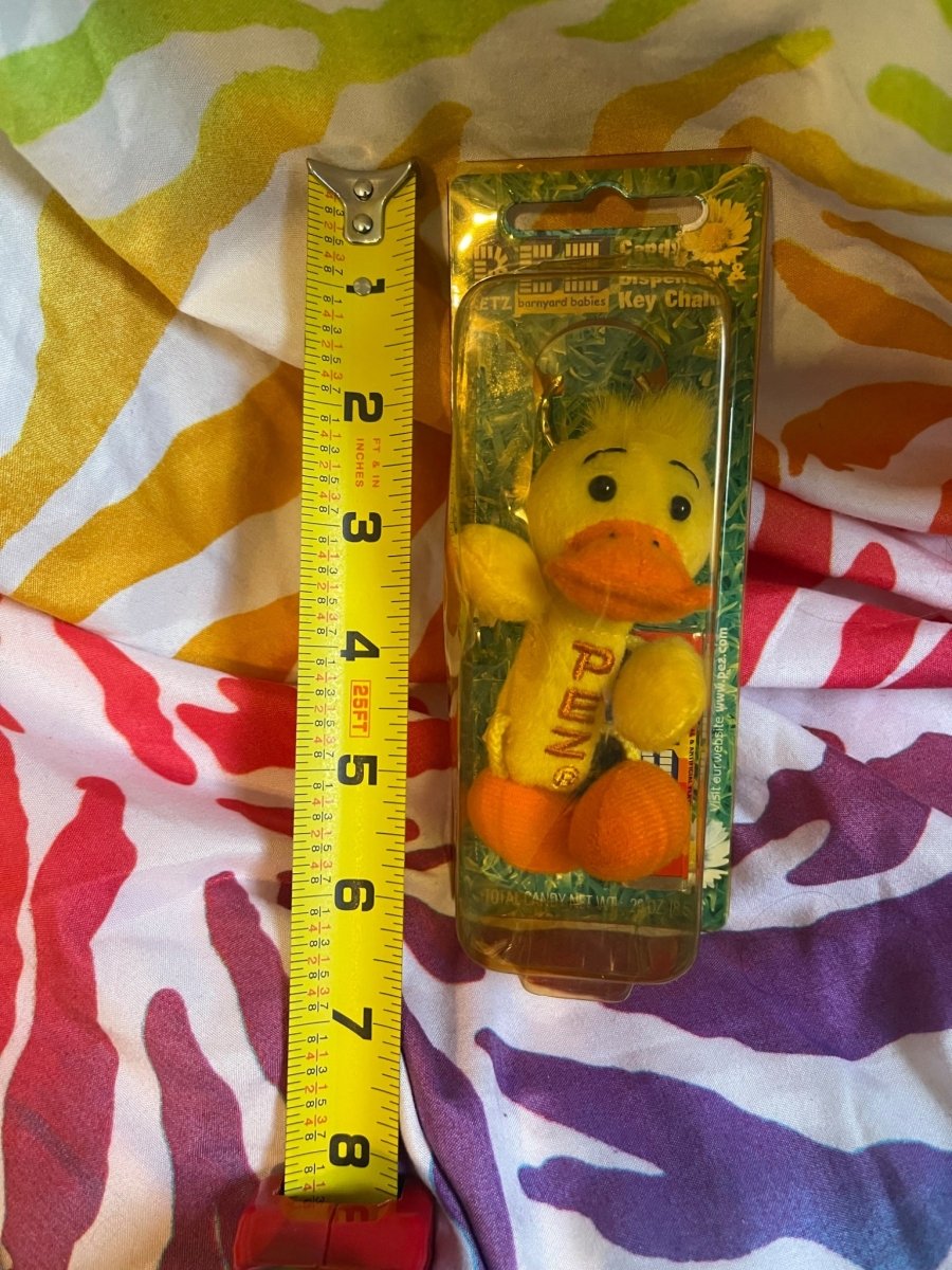 2005 Yellow Duck Pez Keychain in Package - Action Figures & Collectibles - ThrowbackBuys - Furby Queen