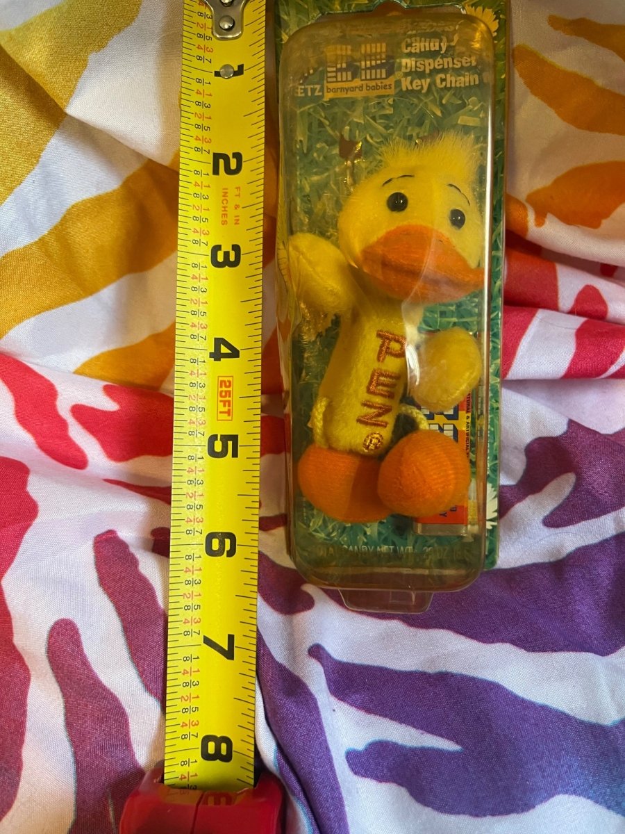 2005 Yellow Duck Pez Keychain in Package - Action Figures & Collectibles - ThrowbackBuys - Furby Queen