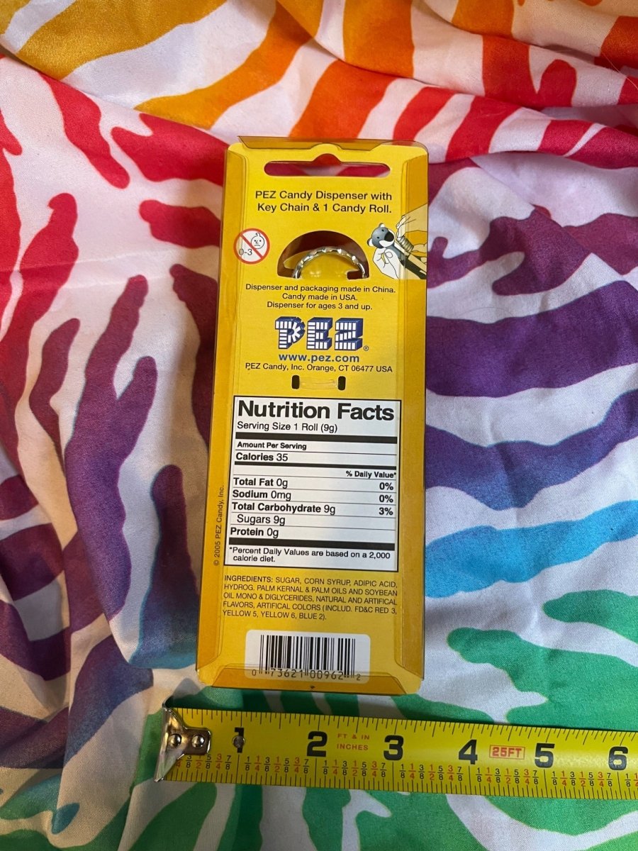 2005 Yellow Duck Pez Keychain in Package - Action Figures & Collectibles - ThrowbackBuys - Furby Queen