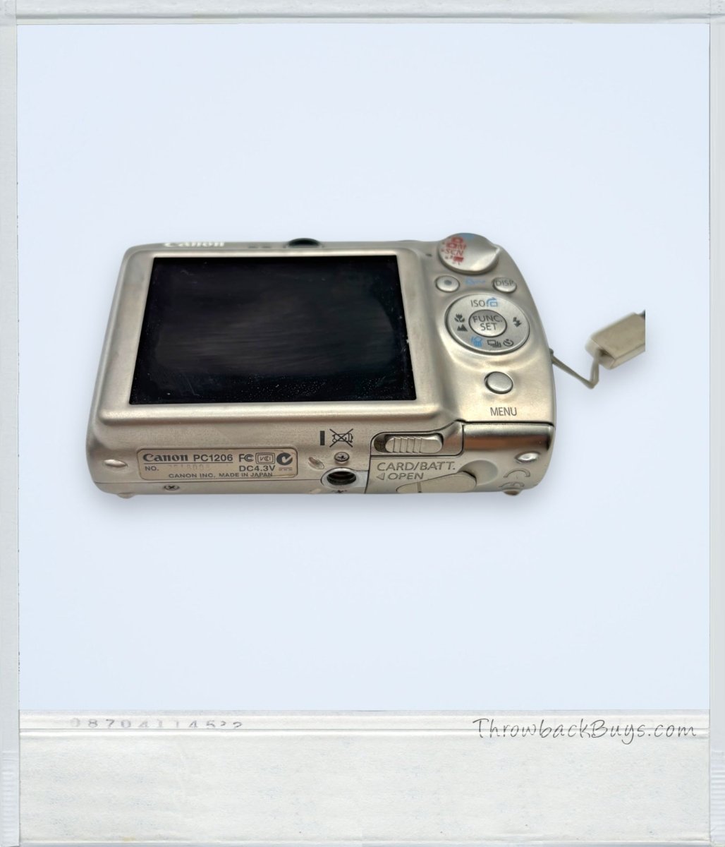 2006 – Canon IXY Digital 1000 Titanium 10MP Point & Shoot Camera w/Case - Digital Cameras - ThrowbackBuys - ThrowbackBuys