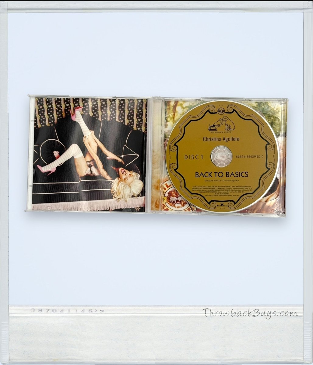 2006 - Christina Aguilera: Back to Basics CD - CDs - ThrowbackBuys - ThrowbackBuys