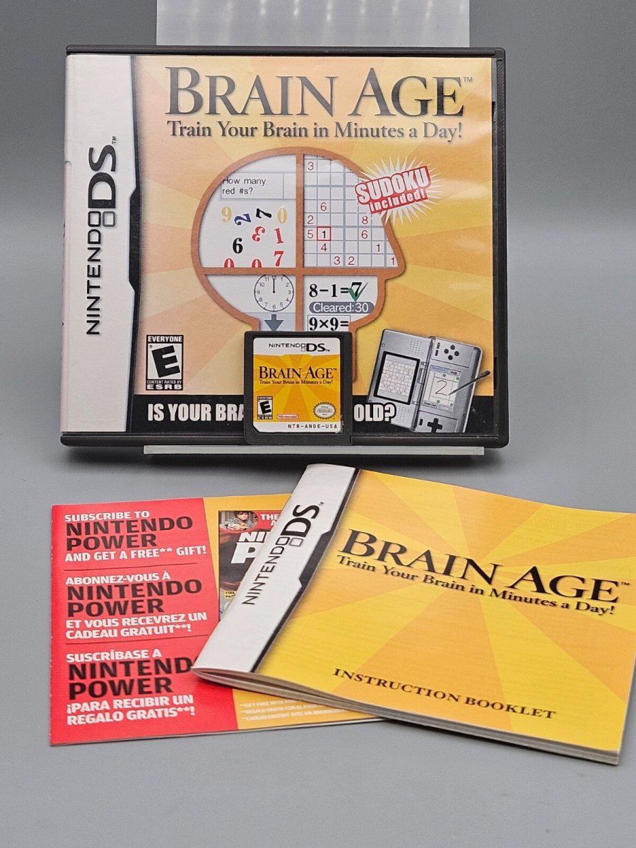 2006 – Nintendo DS: Brain Age - Video Games - ThrowbackBuys - Pinnaclecollectibles