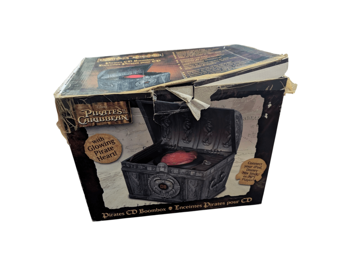 2006 Pirates of the Caribbean: Dead Man's Chest Pirate's CD Boombox - Home Audio Systems - ThrowbackBuys - Shiznit