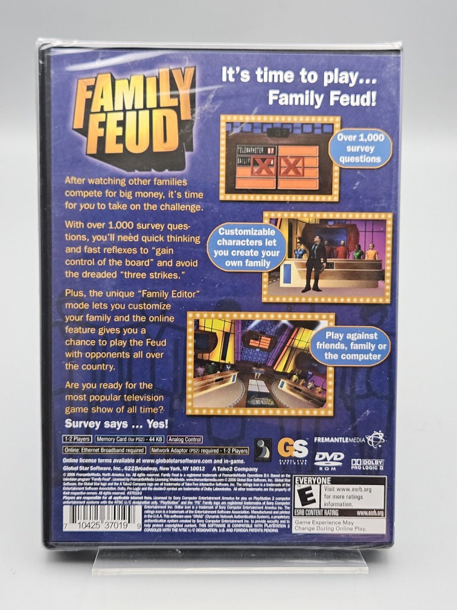 2006 – PlayStation 2: Family Feud - Video Games - ThrowbackBuys - Pinnaclecollectibles
