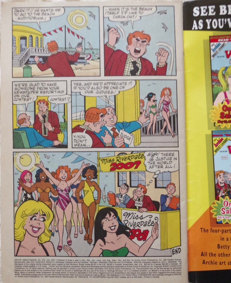 2007 Archie comic book - Magazines - ThrowbackBuys - Our Time Warp