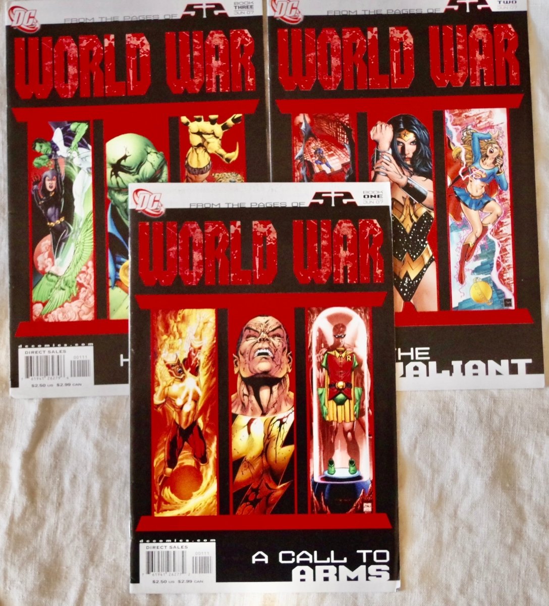 2007 DC's World War issues 1 the 3 - Comics - ThrowbackBuys - Our Time Warp