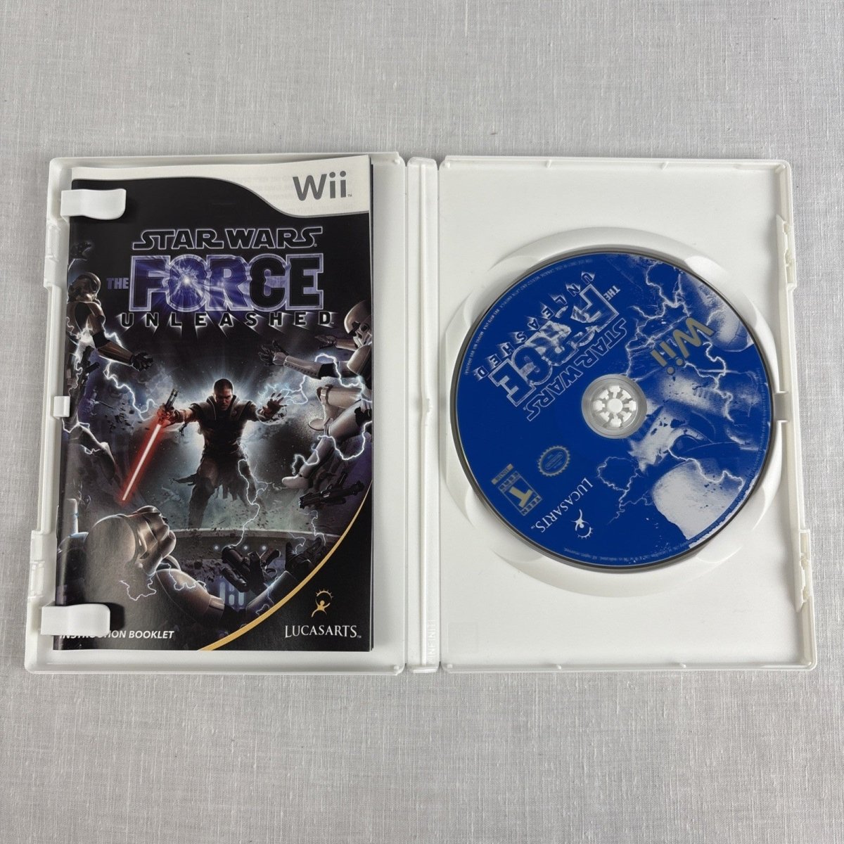 2007 – Nintendo Wii: Star Wars Game Bundle – LEGO Complete Saga & The Force Unleashed - Video Games - ThrowbackBuys - ResellerDoor