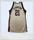 2007 - Offical Milwaukee Bucks Bobby Simmons 21 Autographed Jersey White - Jerseys - ThrowbackBuys - ThrowbackBuys