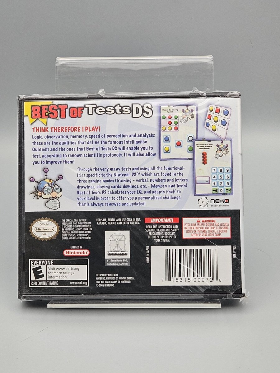2008 – Nintendo DS: Best of Tests - Video Games - ThrowbackBuys - Pinnaclecollectibles
