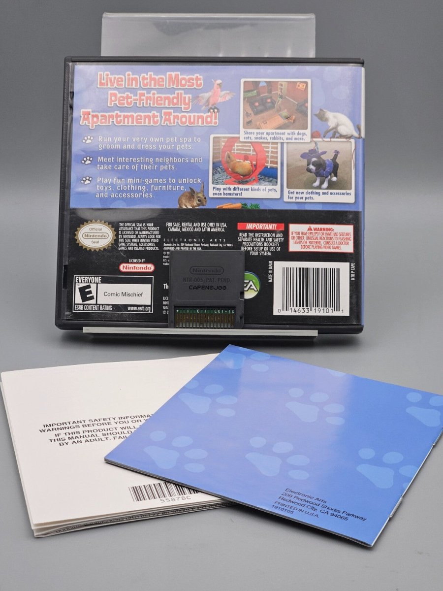2008 – Nintendo DS: The Sims 2 Apartment Pets - Video Games - ThrowbackBuys - Pinnaclecollectibles