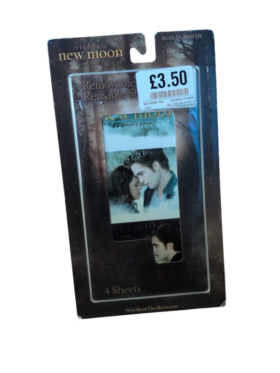 2009 New Moon Reusable Edward & Bella Stickers - Stickers - ThrowbackBuys -Shiznit
