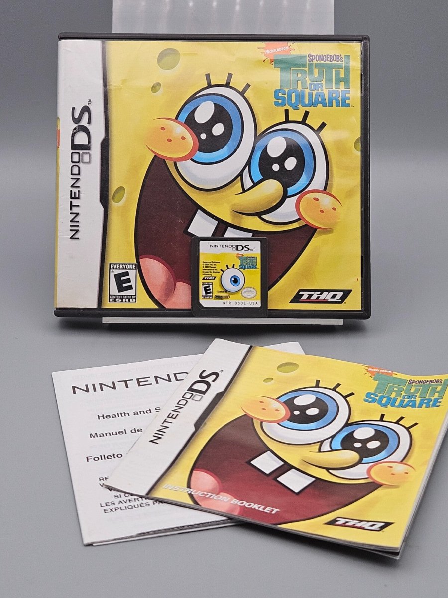 2009 – Nintendo DS: SpongeBob's Truth or Square - Video Games - ThrowbackBuys - Pinnaclecollectibles