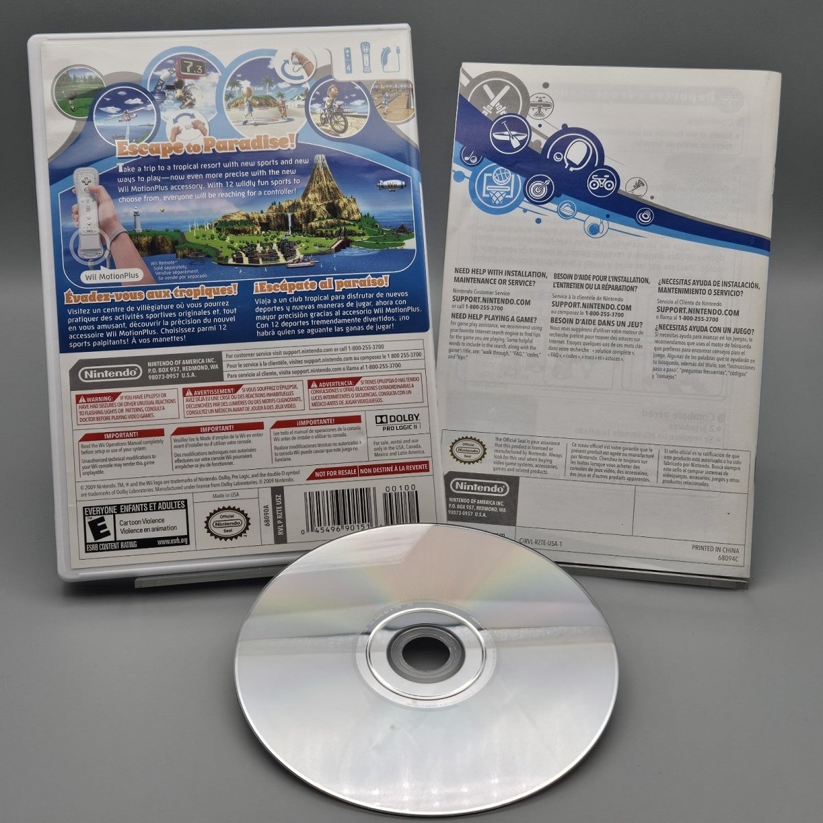 2009 – Nintendo Wii: Wii Sports Resort - Video Games - ThrowbackBuys - Pinnaclecollectibles