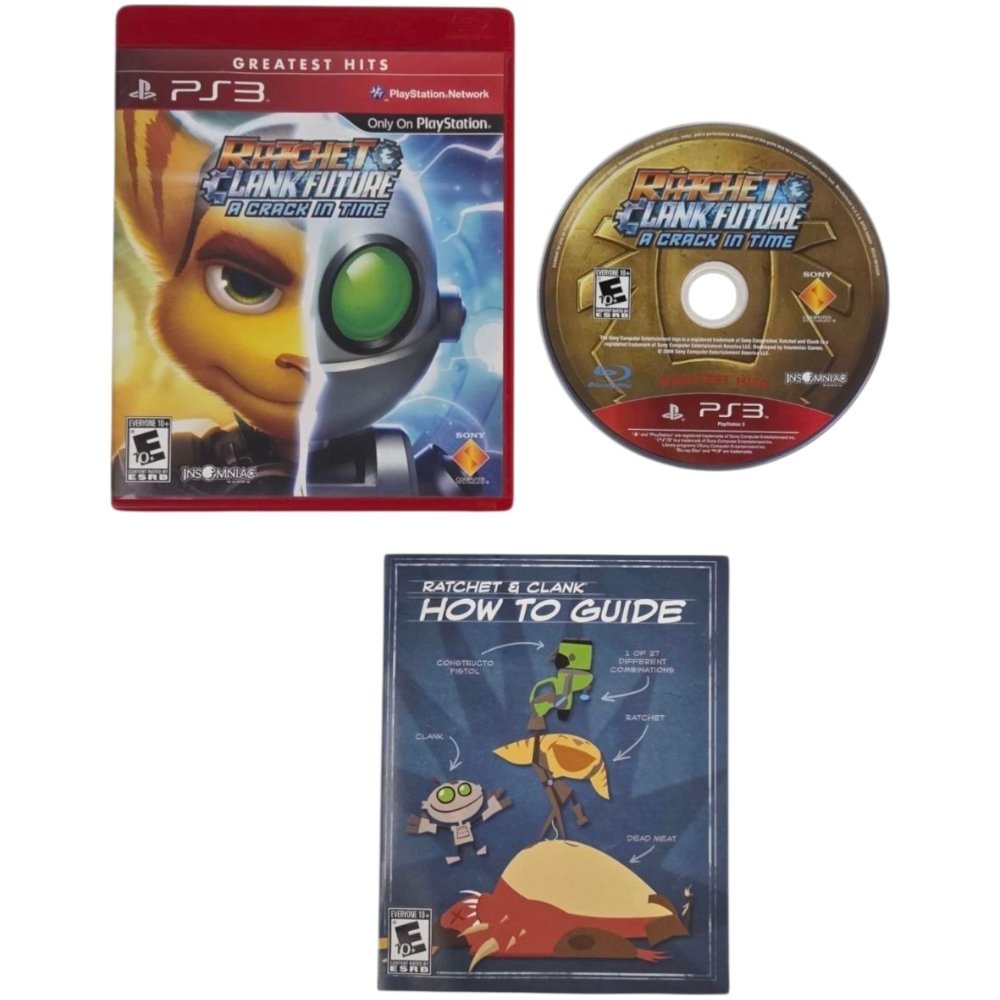 2009 - Sony Playstation 3 Ratchet & Clank Future A Crack in Time PS3 Game - Video Games - ThrowbackBuys - A N E 1 Stop Shop