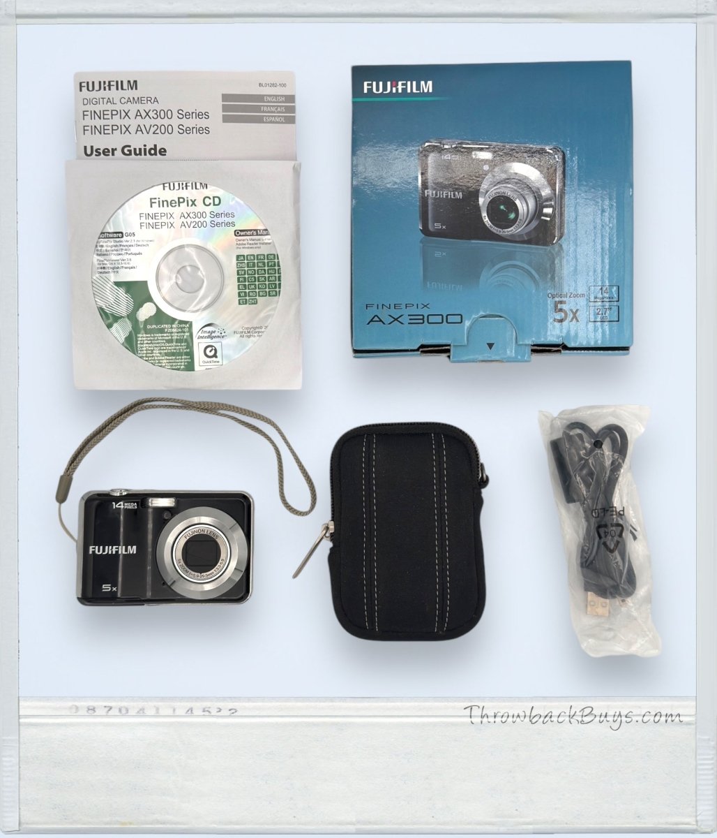 2010 - Fujifilm FinePix AX200 12MP Compact Digital Camera - Digital Cameras - ThrowbackBuys - ThrowbackBuys