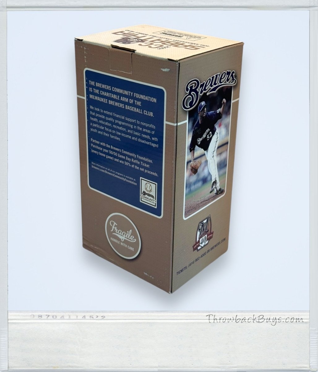 2010 - Milwaukee Brewers C.C. Sabathia Bobblehead - Collectible Toys - ThrowbackBuys - ThrowbackBuys