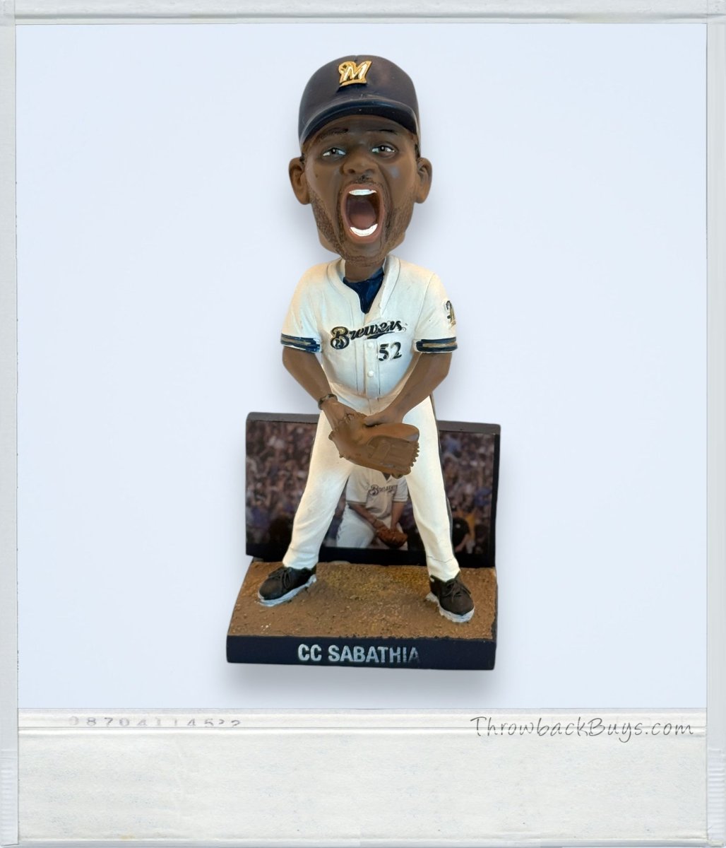 2010 - Milwaukee Brewers C.C. Sabathia Bobblehead - Collectible Toys - ThrowbackBuys - ThrowbackBuys