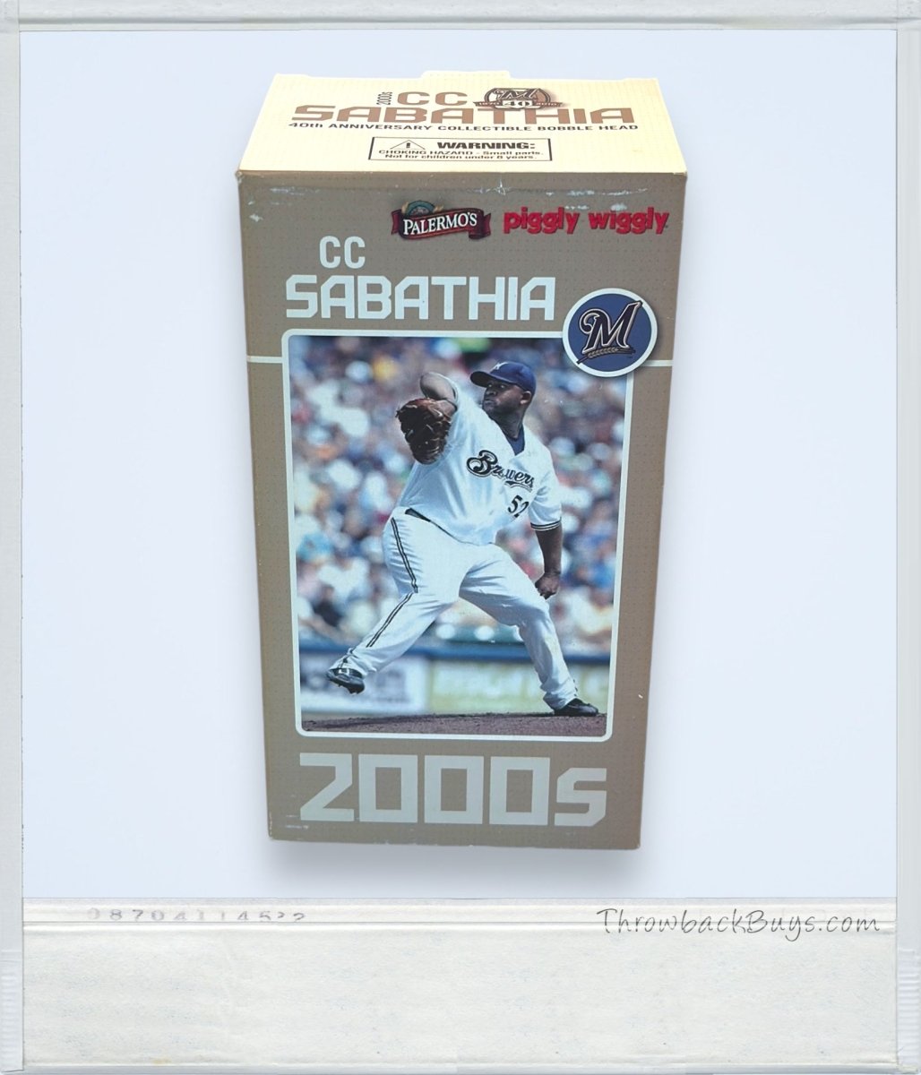 2010 - Milwaukee Brewers C.C. Sabathia Bobblehead - Collectible Toys - ThrowbackBuys - ThrowbackBuys