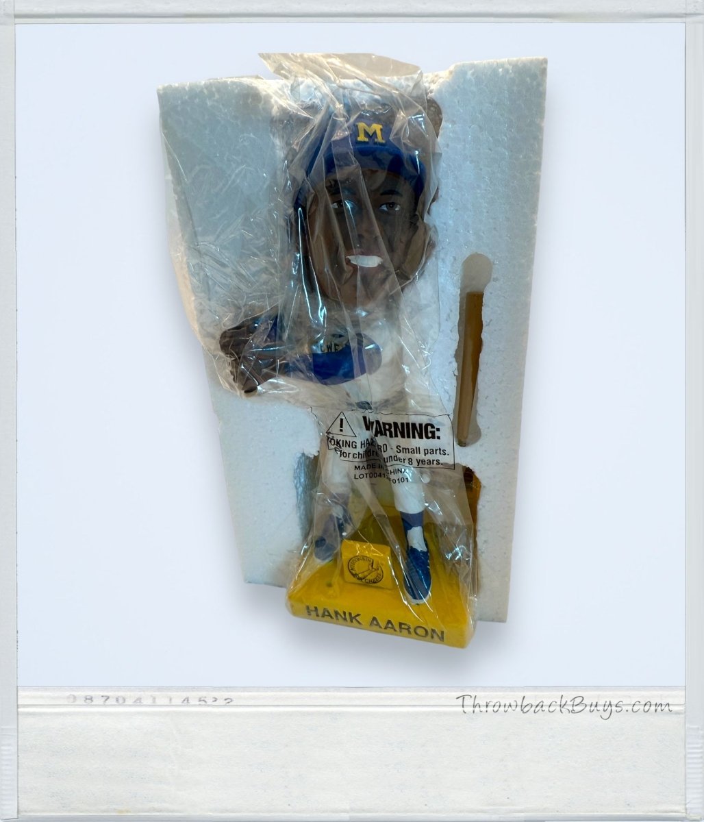 2010 - Milwaukee Brewers Hank Aaron Bobblehead (In Box) - Collectible Toys - ThrowbackBuys - ThrowbackBuys