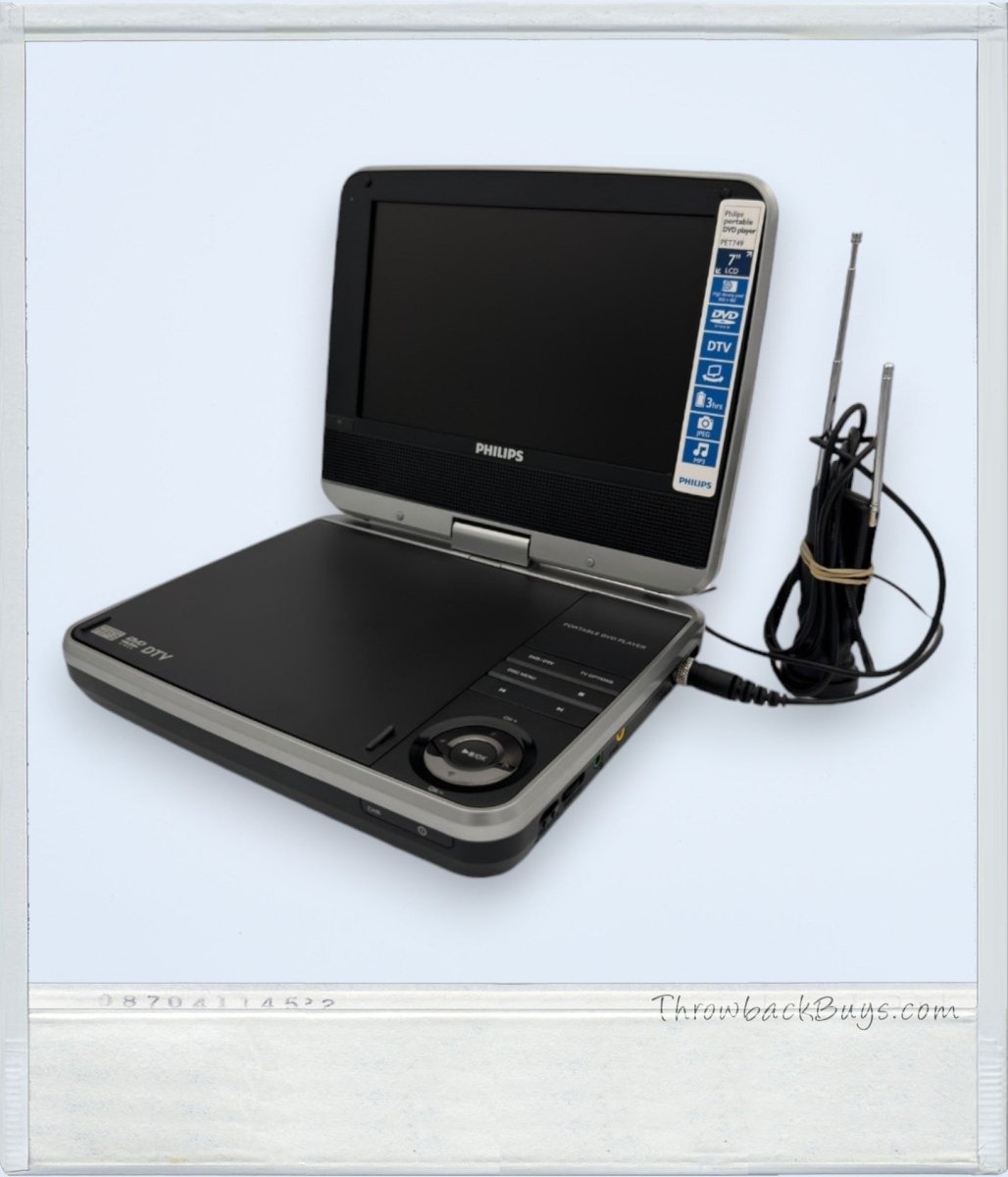 2010 - Phillips Portable DVD/MP3 CD Player - Portable DVD Players - ThrowbackBuys - ThrowbackBuys