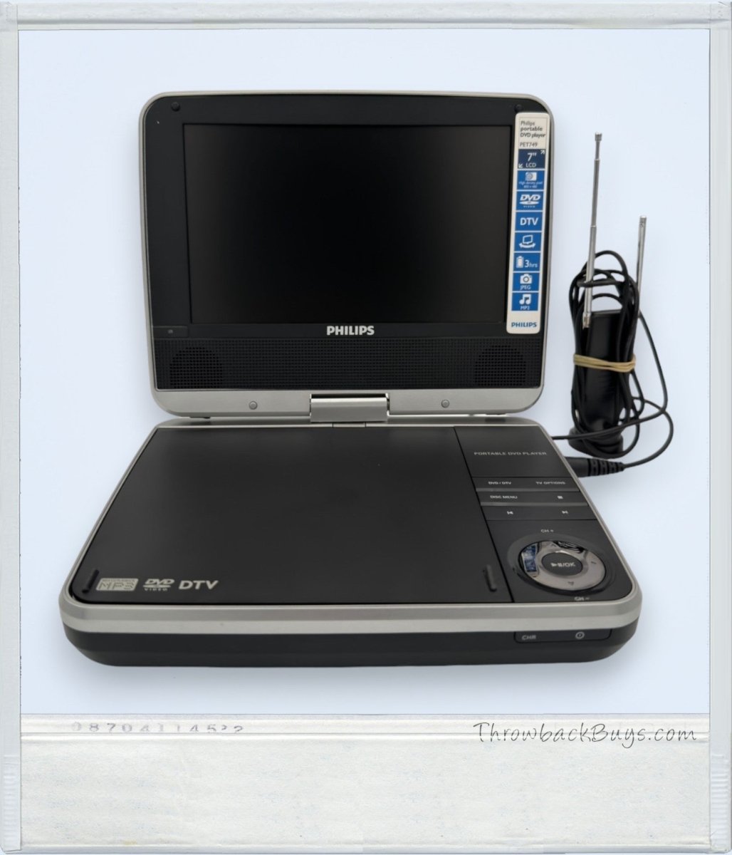 2010 - Phillips Portable DVD/MP3 CD Player - Portable DVD Players - ThrowbackBuys - ThrowbackBuys