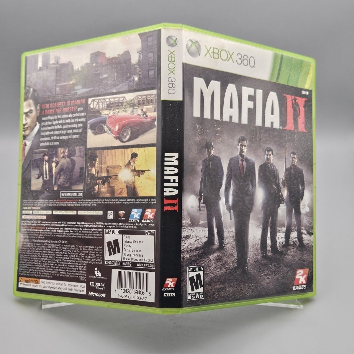 2010 – Xbox 360: Mafia II with Poster - Video Games - ThrowbackBuys - Pinnaclecollectibles