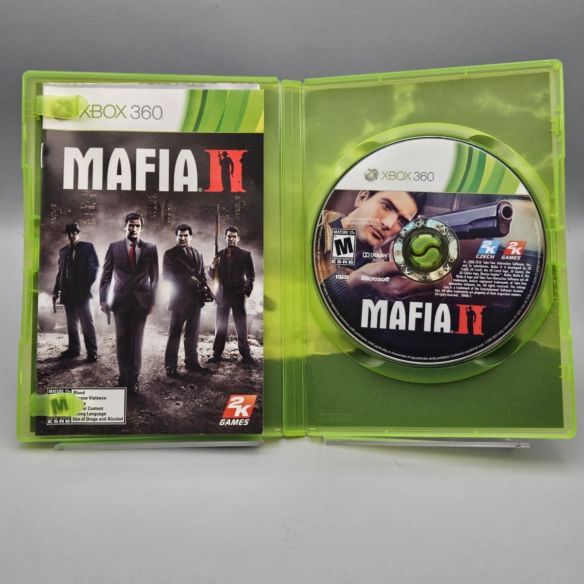 2010 – Xbox 360: Mafia II with Poster - Video Games - ThrowbackBuys - Pinnaclecollectibles