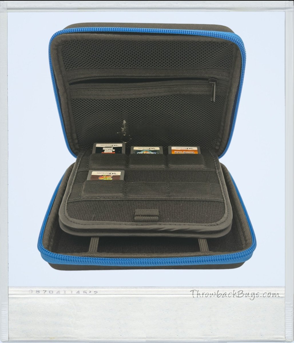 2011 - Nintendo 2DS Electric Blue w/4 Games + Carrying Case - Handheld Consoles - ThrowbackBuys - ThrowbackBuys