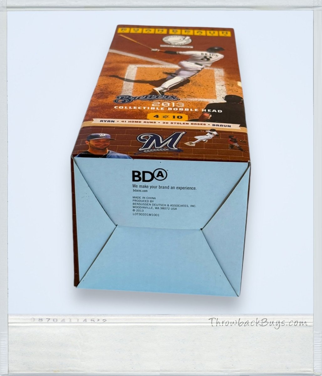 2013 - Milwaukee Brewers Ryan Braun Bobblehead - Collectible Toys - ThrowbackBuys - ThrowbackBuys