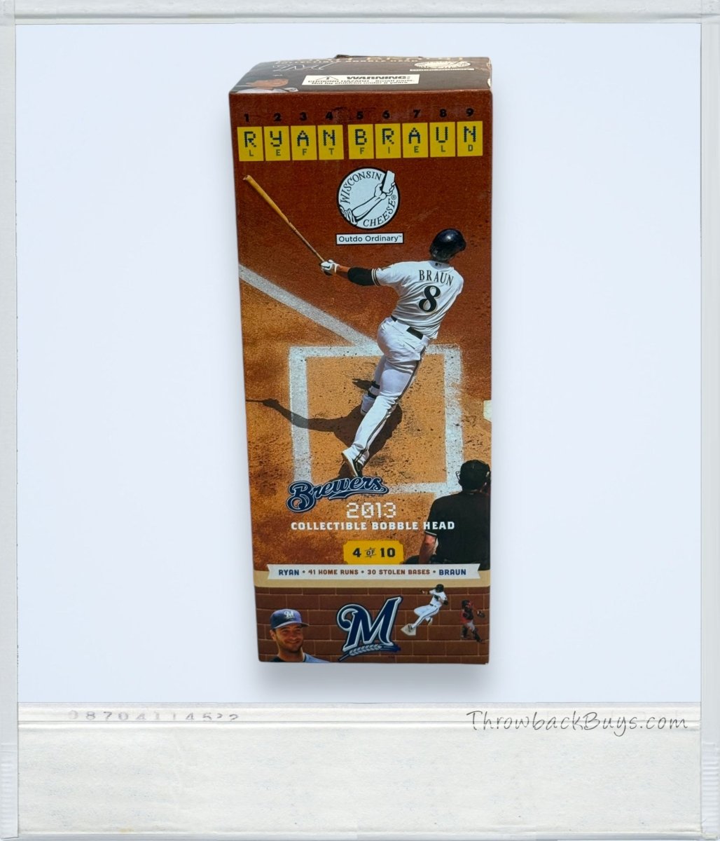 2013 - Milwaukee Brewers Ryan Braun Bobblehead - Collectible Toys - ThrowbackBuys - ThrowbackBuys