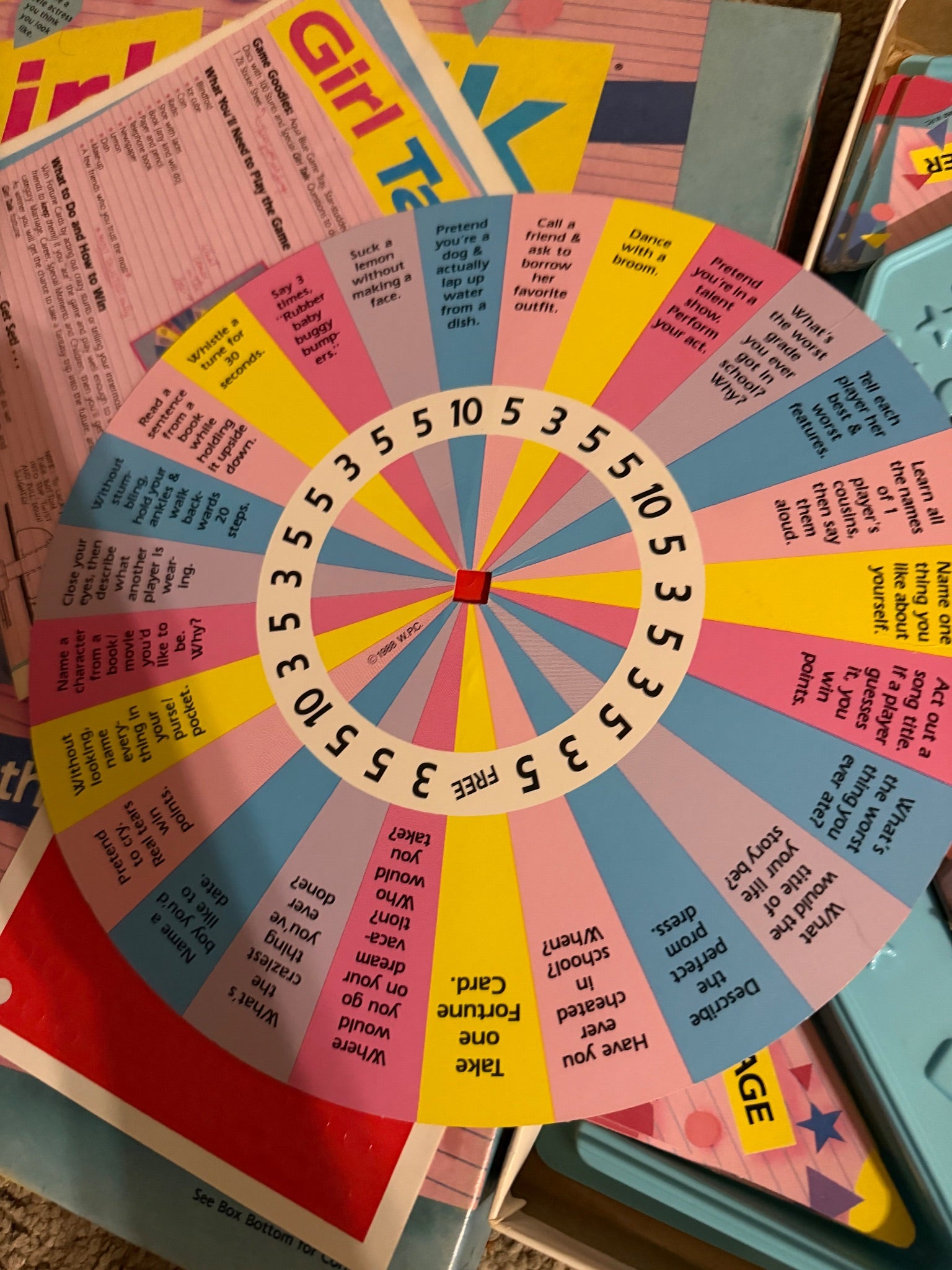 Girl Talk board game