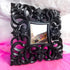 Vintage 2000s Ornate Black Wall Mirror