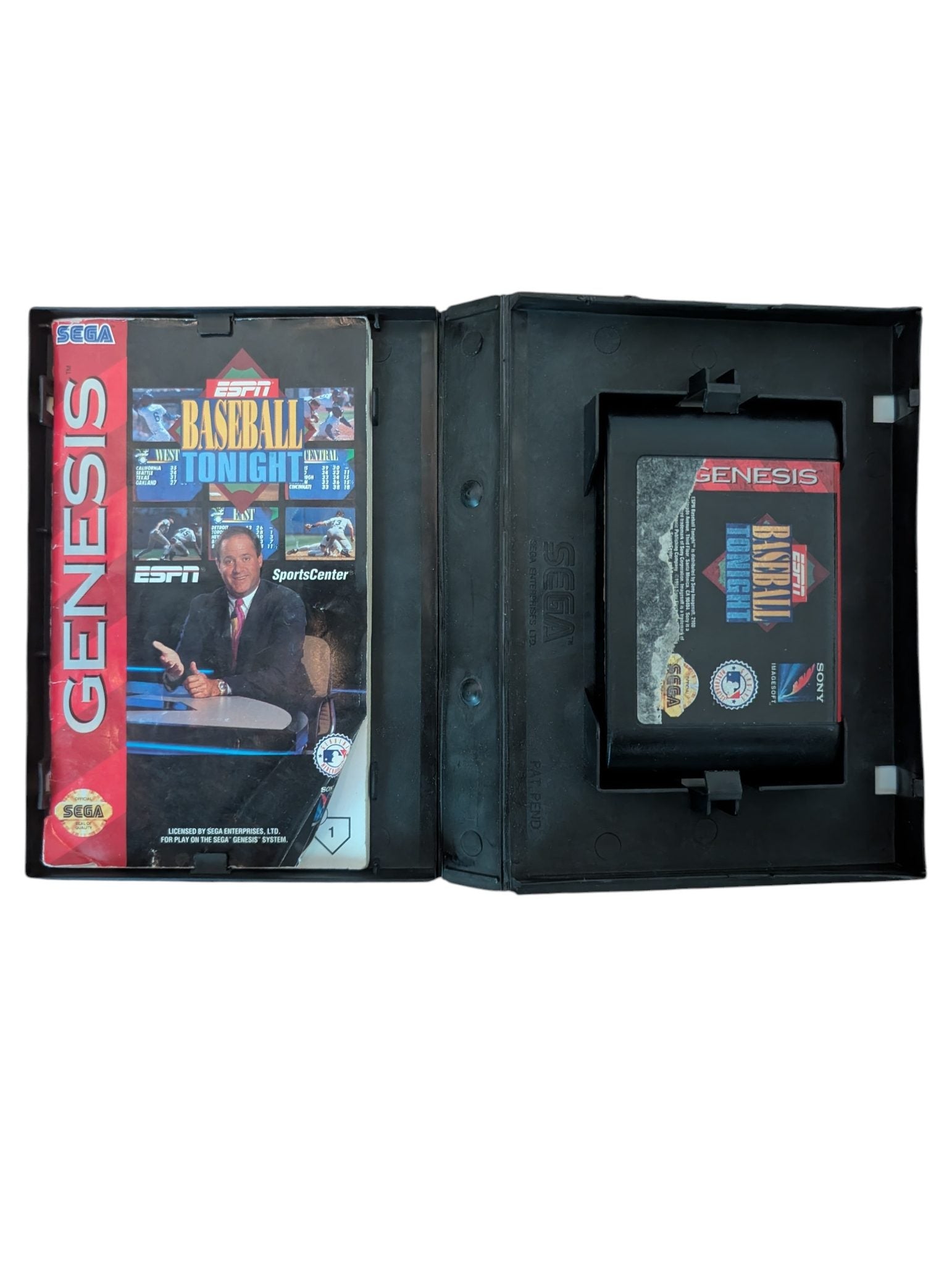 ESPN Baseball Tonight - SEGA Genesis - (1994) - Complete in Box