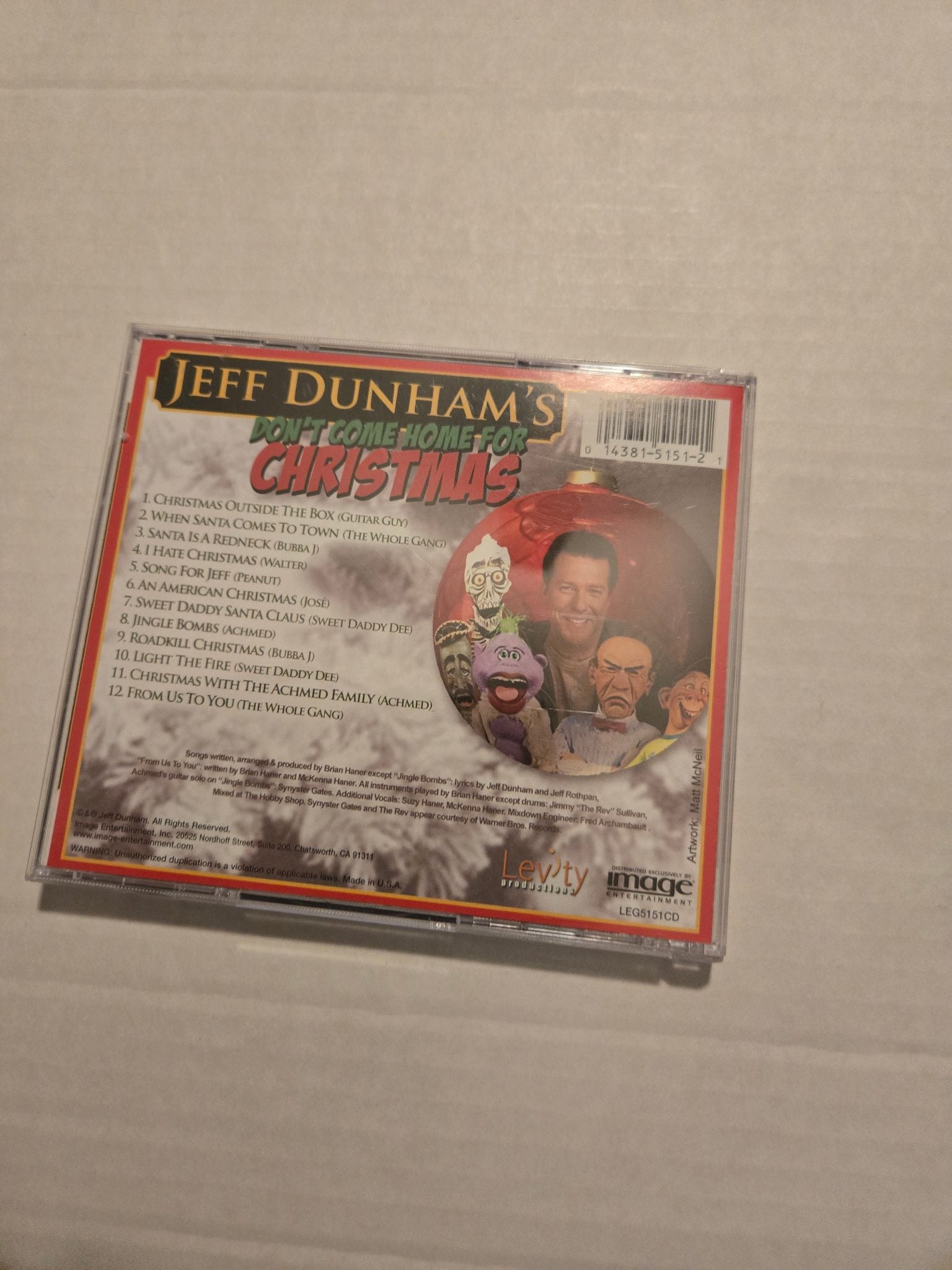 Jeff Dunham's Don't Come Home for Christmas CD