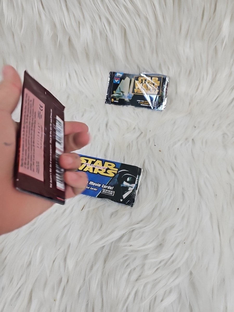 3 Vintage STAR WARS Topps VEHICLES 5 Movie Trading Cards - Trading Cards - ThrowbackBuys - The Thrifty Gypsyy Shop