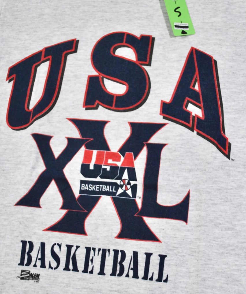 Vintage 1992 USA Basketball Olympics Shirt Size Small(tall)